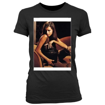 Adriana Lima Women's Junior Cut Crewneck T-Shirt