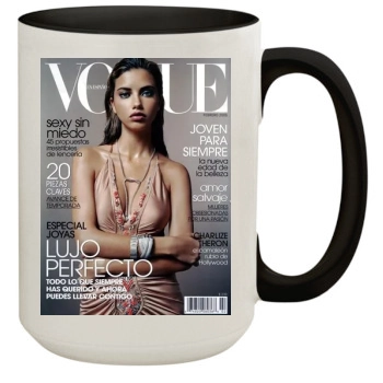 Adriana Lima 15oz Colored Inner & Handle Mug