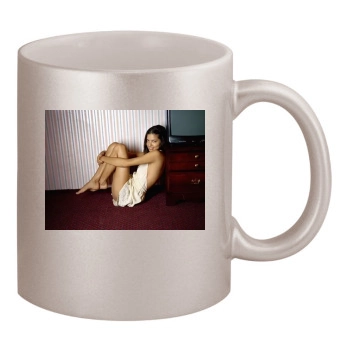 Adriana Lima 11oz Metallic Silver Mug