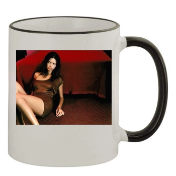 Adriana Lima 11oz Colored Rim & Handle Mug