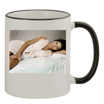 Adriana Lima 11oz Colored Rim & Handle Mug