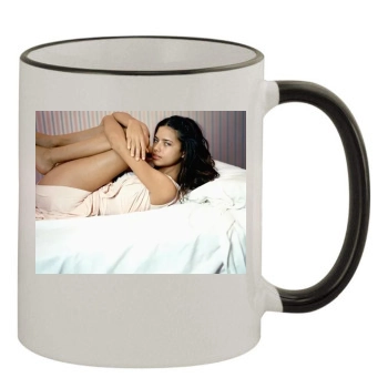 Adriana Lima 11oz Colored Rim & Handle Mug