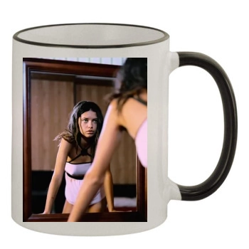 Adriana Lima 11oz Colored Rim & Handle Mug