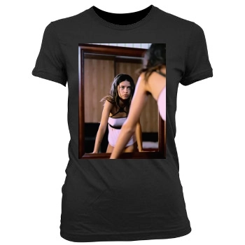 Adriana Lima Women's Junior Cut Crewneck T-Shirt