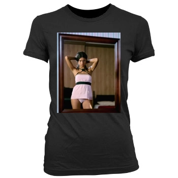 Adriana Lima Women's Junior Cut Crewneck T-Shirt