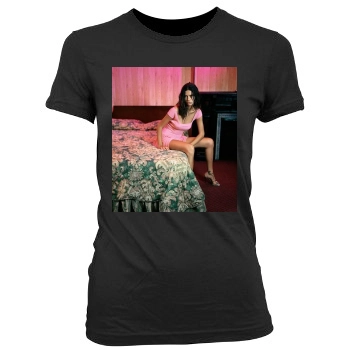 Adriana Lima Women's Junior Cut Crewneck T-Shirt