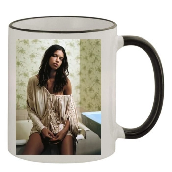 Adriana Lima 11oz Colored Rim & Handle Mug