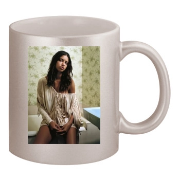 Adriana Lima 11oz Metallic Silver Mug