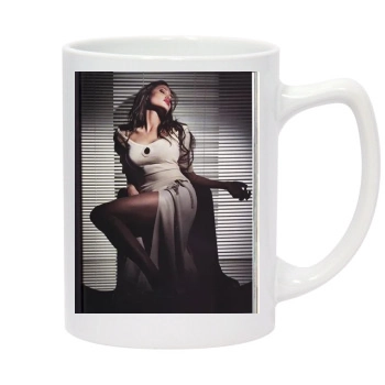 Angelina Jolie 14oz White Statesman Mug