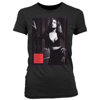 Angelina Jolie Women's Junior Cut Crewneck T-Shirt