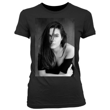 Angelina Jolie Women's Junior Cut Crewneck T-Shirt