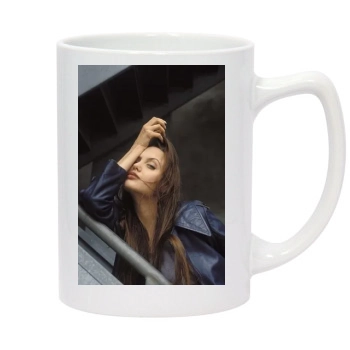 Angelina Jolie 14oz White Statesman Mug