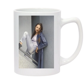 Angelina Jolie 14oz White Statesman Mug