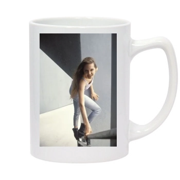 Angelina Jolie 14oz White Statesman Mug