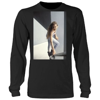 Angelina Jolie Men's Heavy Long Sleeve TShirt