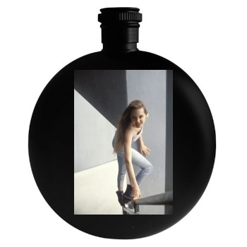 Angelina Jolie Round Flask