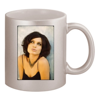 Angelina Jolie 11oz Metallic Silver Mug