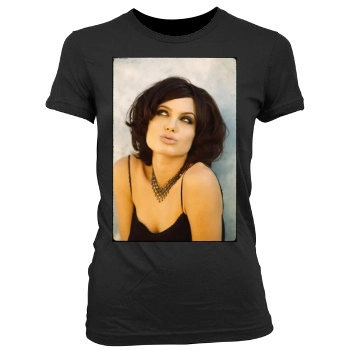 Angelina Jolie Women's Junior Cut Crewneck T-Shirt