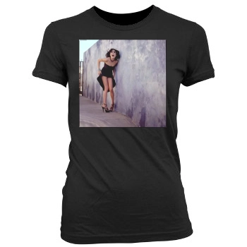 Angelina Jolie Women's Junior Cut Crewneck T-Shirt