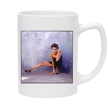 Angelina Jolie 14oz White Statesman Mug