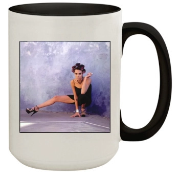 Angelina Jolie 15oz Colored Inner & Handle Mug