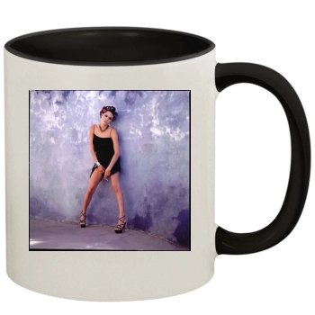 Angelina Jolie 11oz Colored Inner & Handle Mug