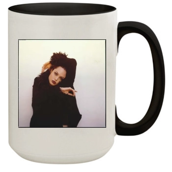 Angelina Jolie 15oz Colored Inner & Handle Mug