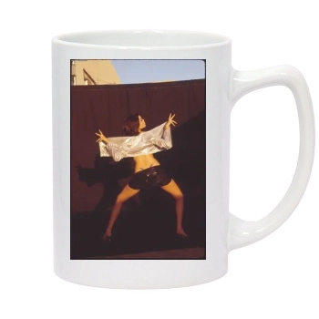 Angelina Jolie 14oz White Statesman Mug