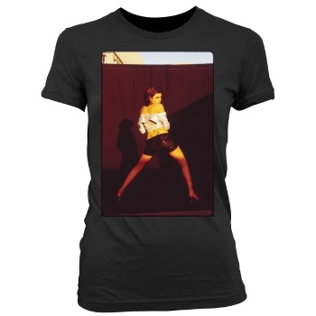 Angelina Jolie Women's Junior Cut Crewneck T-Shirt