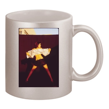 Angelina Jolie 11oz Metallic Silver Mug