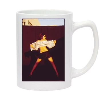 Angelina Jolie 14oz White Statesman Mug