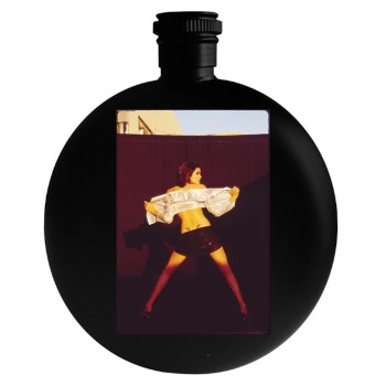 Angelina Jolie Round Flask