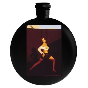 Angelina Jolie Round Flask