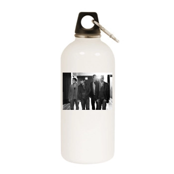 Backstreet Boys White Water Bottle With Carabiner