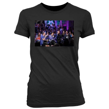 Backstreet Boys Women's Junior Cut Crewneck T-Shirt