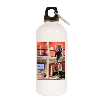 Backstreet Boys White Water Bottle With Carabiner