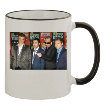 Backstreet Boys 11oz Colored Rim & Handle Mug