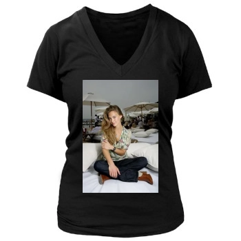 Bar Refaeli Women's Deep V-Neck TShirt