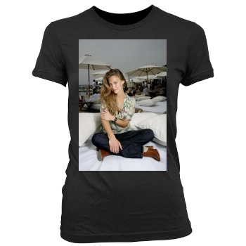 Bar Refaeli Women's Junior Cut Crewneck T-Shirt