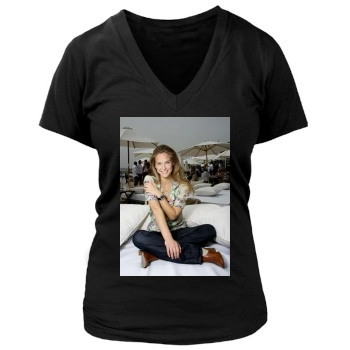 Bar Refaeli Women's Deep V-Neck TShirt