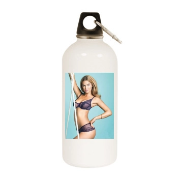 Bar Refaeli White Water Bottle With Carabiner