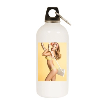 Bar Refaeli White Water Bottle With Carabiner