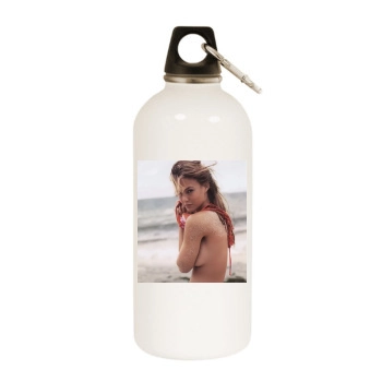 Bar Refaeli White Water Bottle With Carabiner