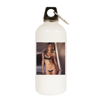 Bar Refaeli White Water Bottle With Carabiner