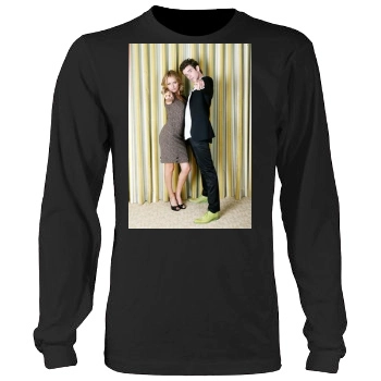 Becki Newton and Michael Urie Men's Heavy Long Sleeve TShirt