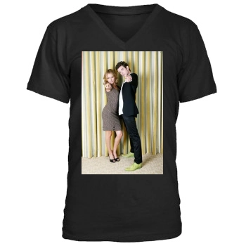 Becki Newton and Michael Urie Men's V-Neck T-Shirt
