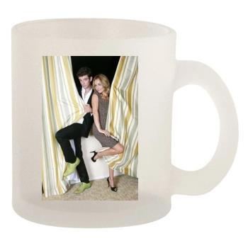 Becki Newton and Michael Urie 10oz Frosted Mug