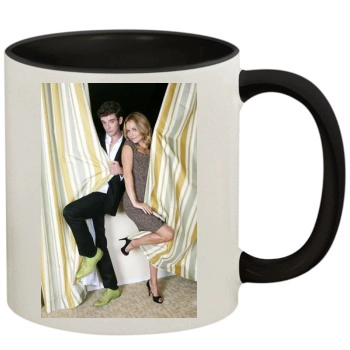 Becki Newton and Michael Urie 11oz Colored Inner & Handle Mug