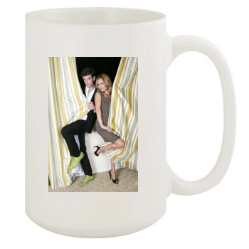 Becki Newton and Michael Urie 15oz White Mug