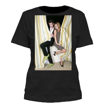 Becki Newton and Michael Urie Women's Cut T-Shirt